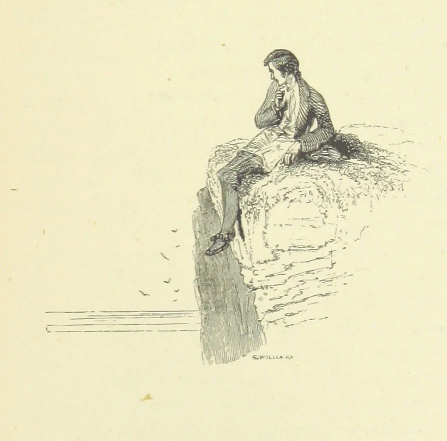 An illustration from The Seasons, 1892, leaf 153