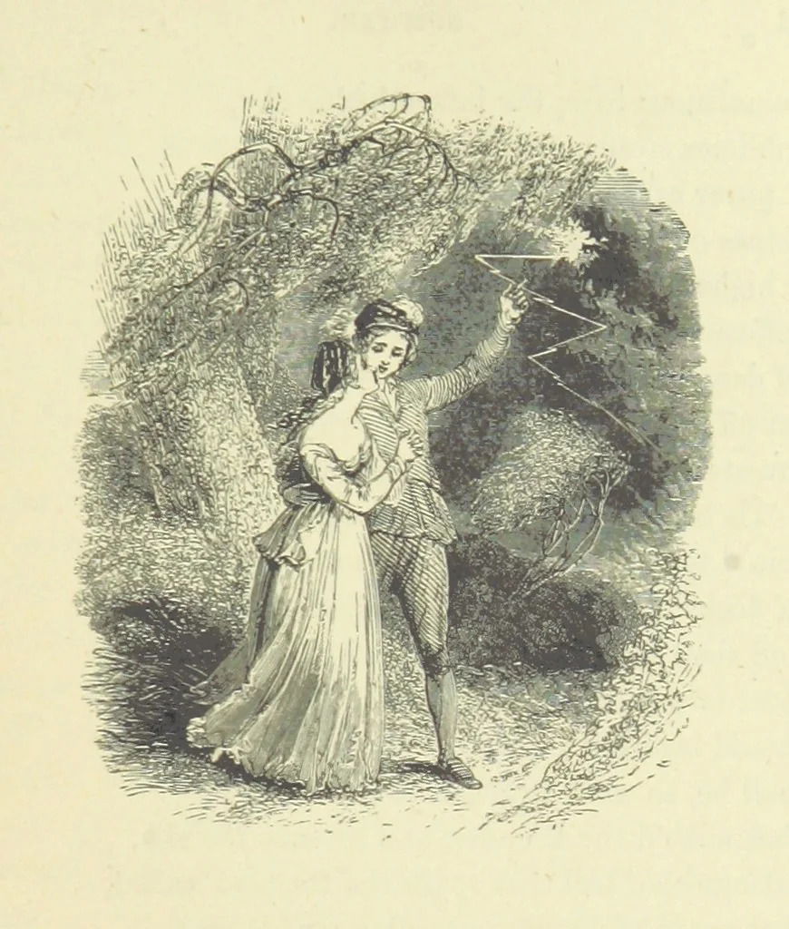 An illustration from The Seasons, 1892, leaf 163