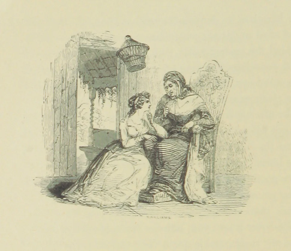 An illustration from The Seasons, 1892, leaf 194