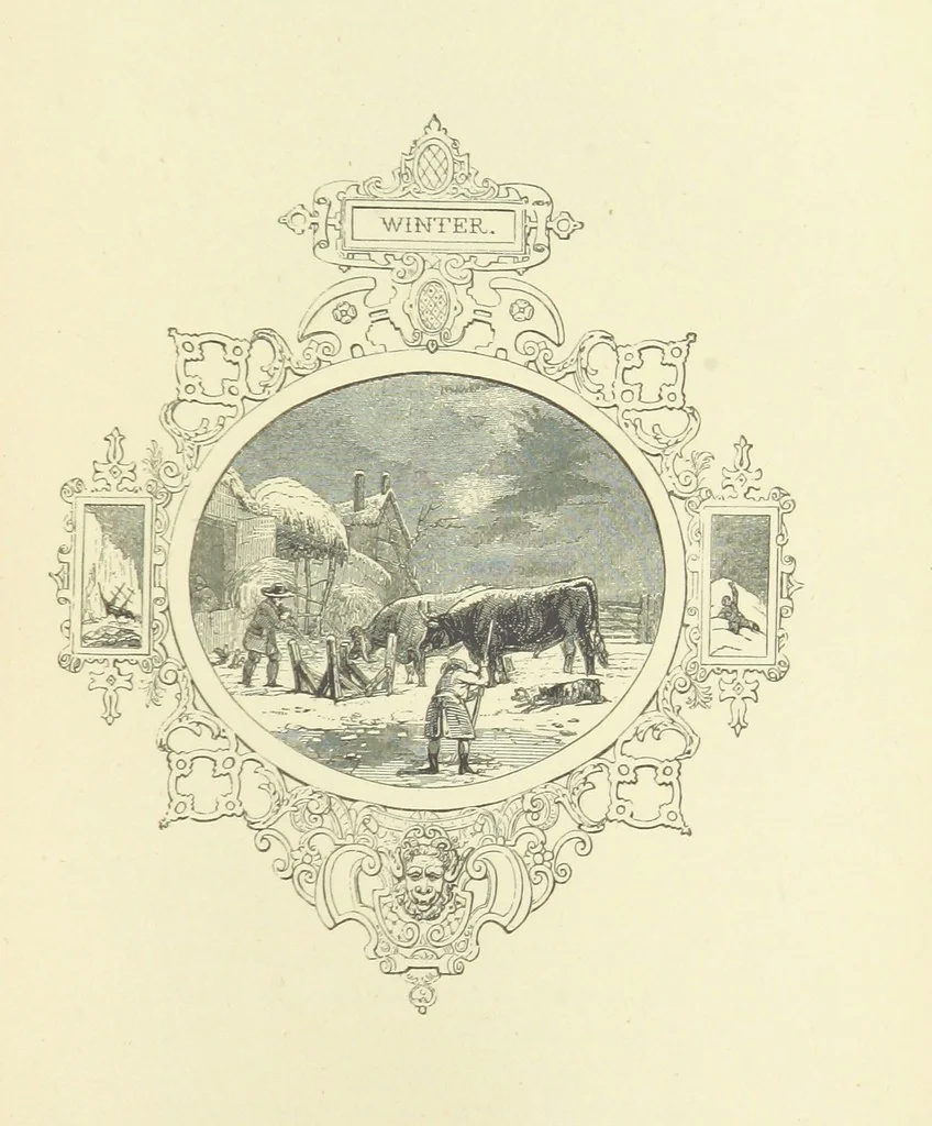 An illustration from The Seasons, 1892, leaf 237