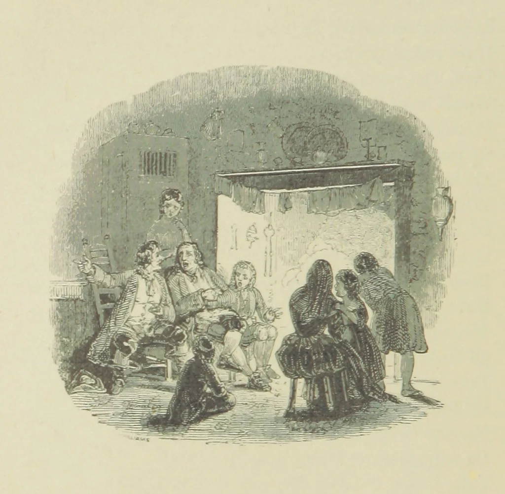 An illustration from The Seasons, 1892, leaf 262