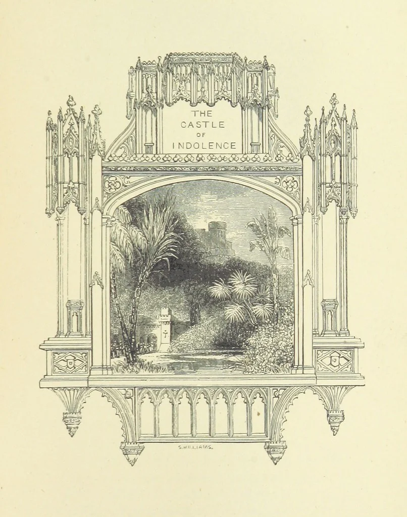 An illustration from The Seasons, 1892, leaf 285