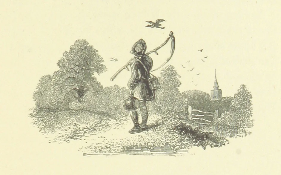 An illustration from The Seasons, 1892, leaf 75