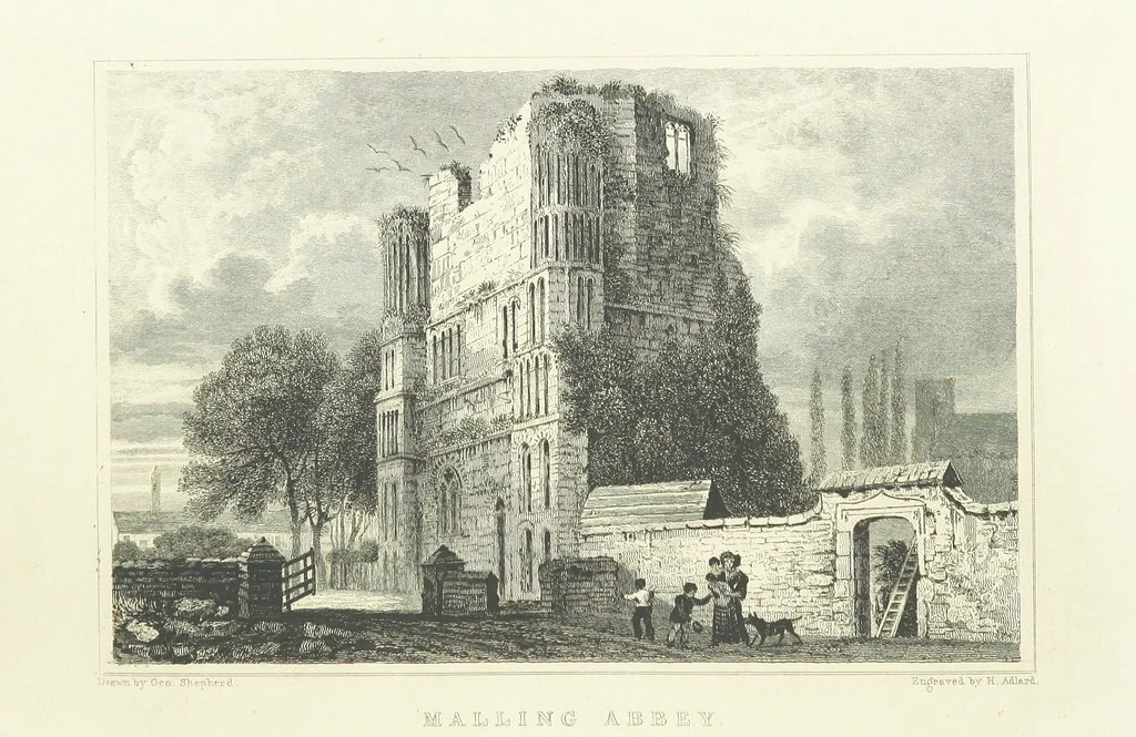 An illustration from Beauties of English Scenery, illustrated with thirty-five engravings on steel, from designs by W. H. Bartlett, D. Cox ... With descriptions by J. Tillotson, 1860, leaf 114