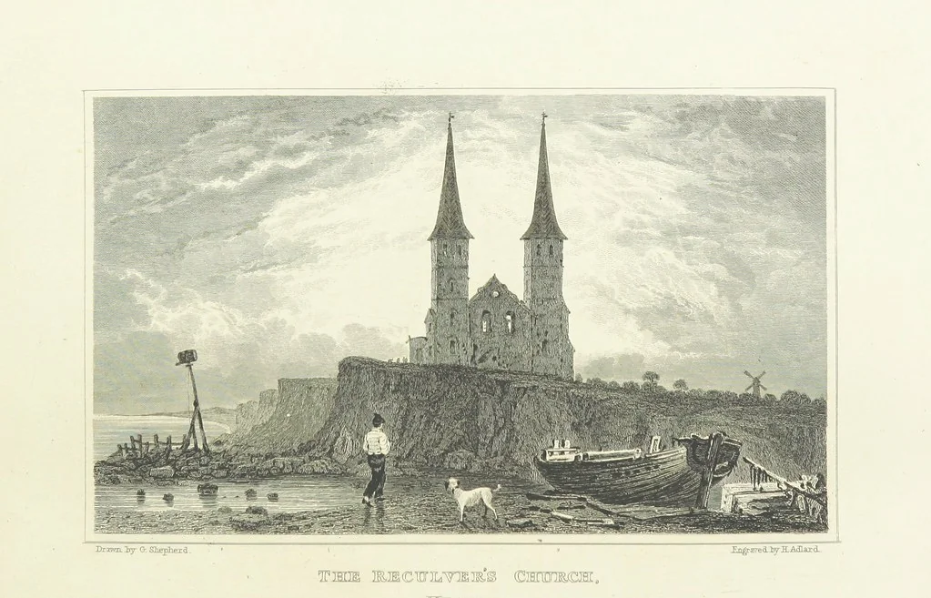 An illustration from Beauties of English Scenery, illustrated with thirty-five engravings on steel, from designs by W. H. Bartlett, D. Cox ... With descriptions by J. Tillotson, 1860, leaf 28