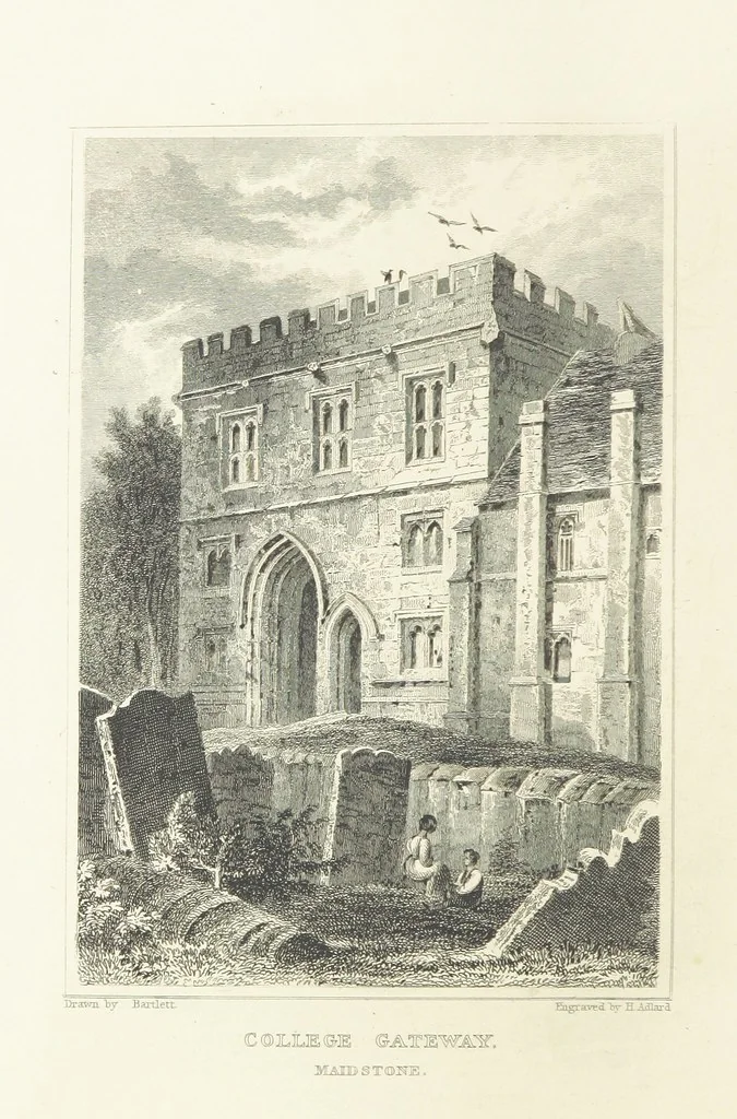 An illustration from Beauties of English Scenery, illustrated with thirty-five engravings on steel, from designs by W. H. Bartlett, D. Cox ... With descriptions by J. Tillotson, 1860, leaf 42