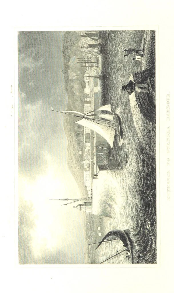 An illustration from Picturesque Scenery in Wales, illustrated by thirty-seven engravings on steel, by H. Adlard, Allen, Gastineau and others. With descriptions by J. Tillotson, 1860, leaf 186