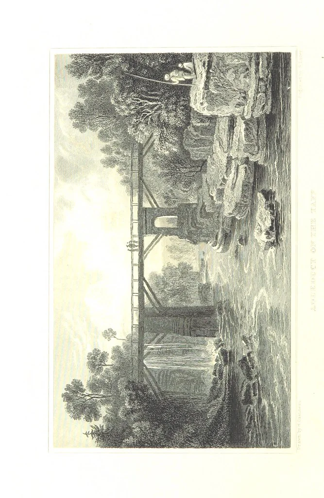 An illustration from Picturesque Scenery in Wales, illustrated by thirty-seven engravings on steel, by H. Adlard, Allen, Gastineau and others. With descriptions by J. Tillotson, 1860, leaf 216