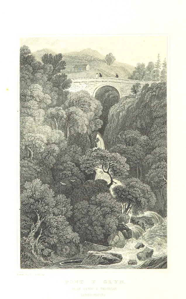 An illustration from Picturesque Scenery in Wales, illustrated by thirty-seven engravings on steel, by H. Adlard, Allen, Gastineau and others. With descriptions by J. Tillotson, 1860, leaf 26