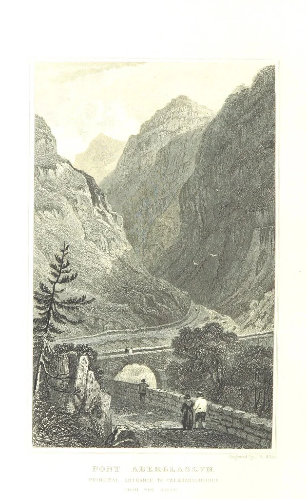 An illustration from Picturesque Scenery in Wales, illustrated by thirty-seven engravings on steel, by H. Adlard, Allen, Gastineau and others. With descriptions by J. Tillotson, 1860, leaf 38