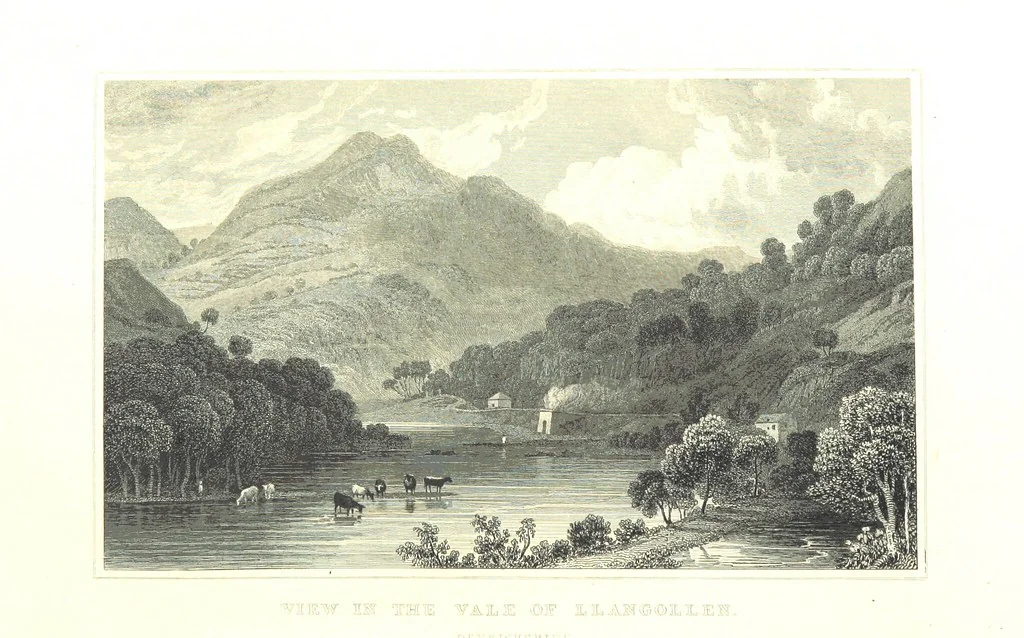 An illustration from Picturesque Scenery in Wales, illustrated by thirty-seven engravings on steel, by H. Adlard, Allen, Gastineau and others. With descriptions by J. Tillotson, 1860, leaf 72