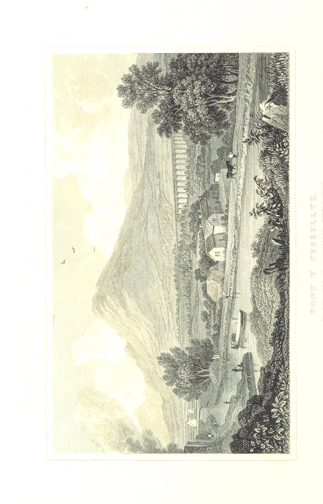 An illustration from Picturesque Scenery in Wales, illustrated by thirty-seven engravings on steel, by H. Adlard, Allen, Gastineau and others. With descriptions by J. Tillotson, 1860, leaf 78