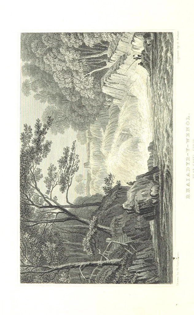 An illustration from Picturesque Scenery in Wales, illustrated by thirty-seven engravings on steel, by H. Adlard, Allen, Gastineau and others. With descriptions by J. Tillotson, 1860, leaf 96