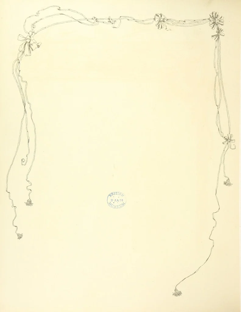 An illustration from Time's Footsteps. A record of red letter days and events. [Illustrated, 1890, leaf 10