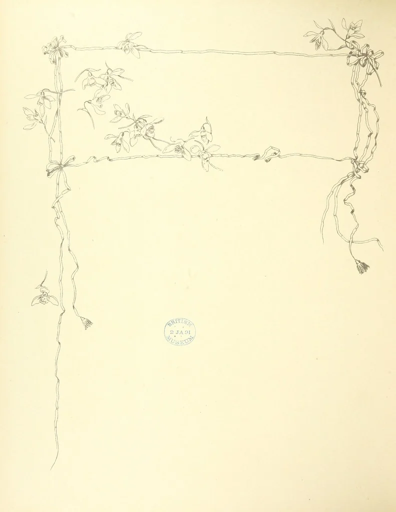 An illustration from Time's Footsteps. A record of red letter days and events. [Illustrated, 1890, leaf 20