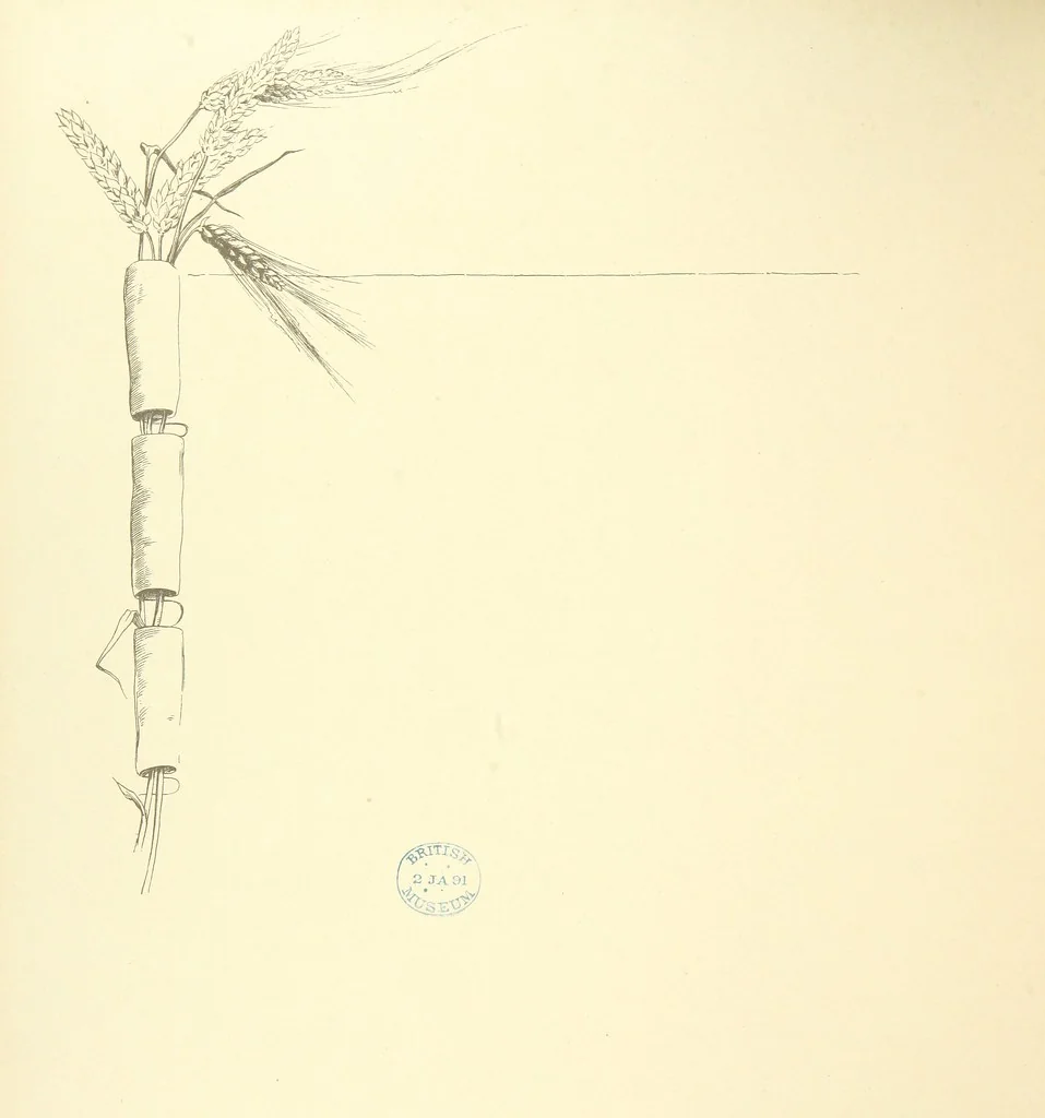 An illustration from Time's Footsteps. A record of red letter days and events. [Illustrated, 1890, leaf 24