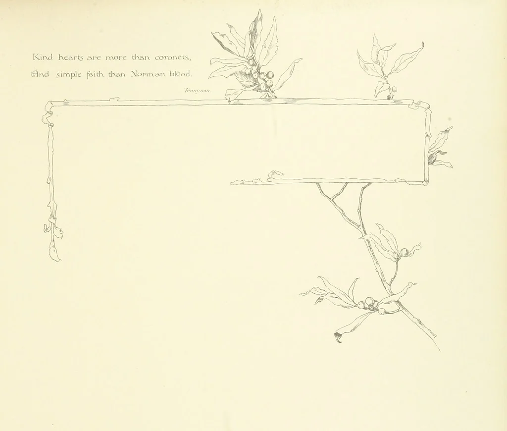 An illustration from Time's Footsteps. A record of red letter days and events. [Illustrated, 1890, leaf 25