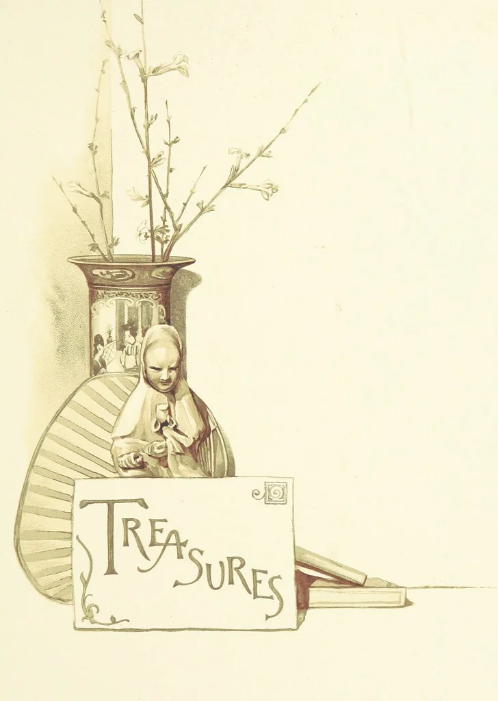 An illustration from Time's Footsteps. A record of red letter days and events. [Illustrated, 1890, leaf 27