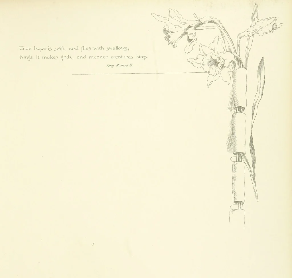 An illustration from Time's Footsteps. A record of red letter days and events. [Illustrated, 1890, leaf 29