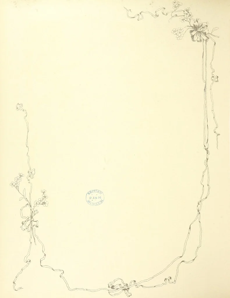 An illustration from Time's Footsteps. A record of red letter days and events. [Illustrated, 1890, leaf 32