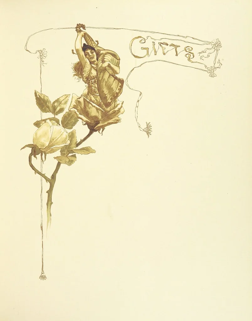 An illustration from Time's Footsteps. A record of red letter days and events. [Illustrated, 1890, leaf 47