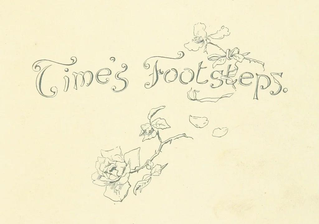 An illustration from Time's Footsteps. A record of red letter days and events. [Illustrated, 1890, leaf 5