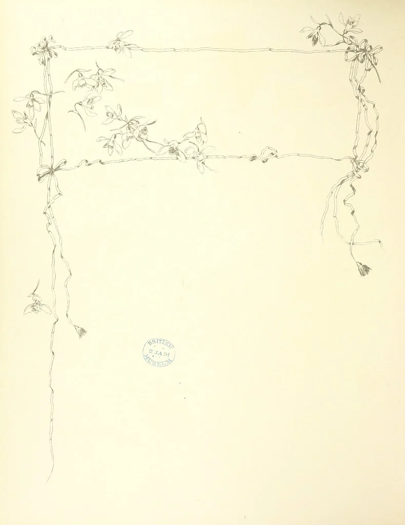 An illustration from Time's Footsteps. A record of red letter days and events. [Illustrated, 1890, leaf 50