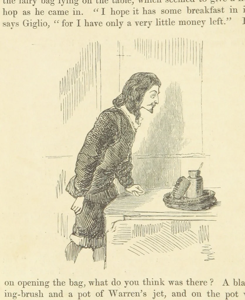 An illustration from The Rose and the Ring ... Fourth edition, 1866, leaf 108