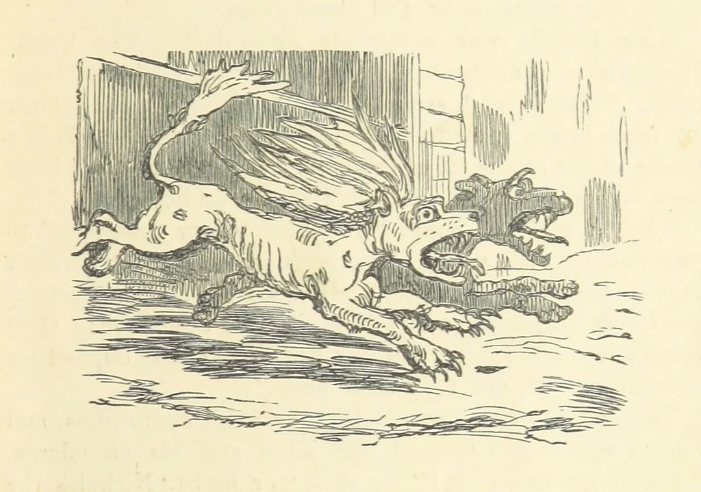 An illustration from The Rose and the Ring ... Fourth edition, 1866, leaf 123