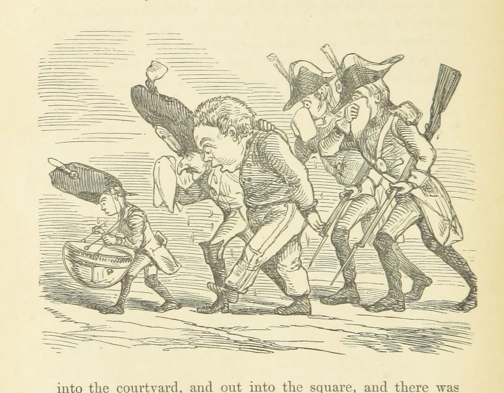 An illustration from The Rose and the Ring ... Fourth edition, 1866, leaf 132