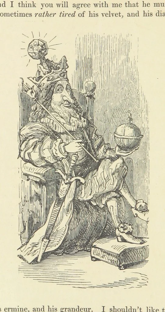 An illustration from The Rose and the Ring ... Fourth edition, 1866, leaf 20