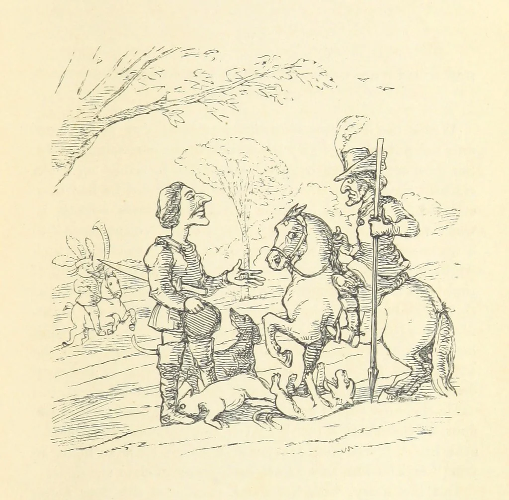 An illustration from The Rose and the Ring ... Fourth edition, 1866, leaf 29