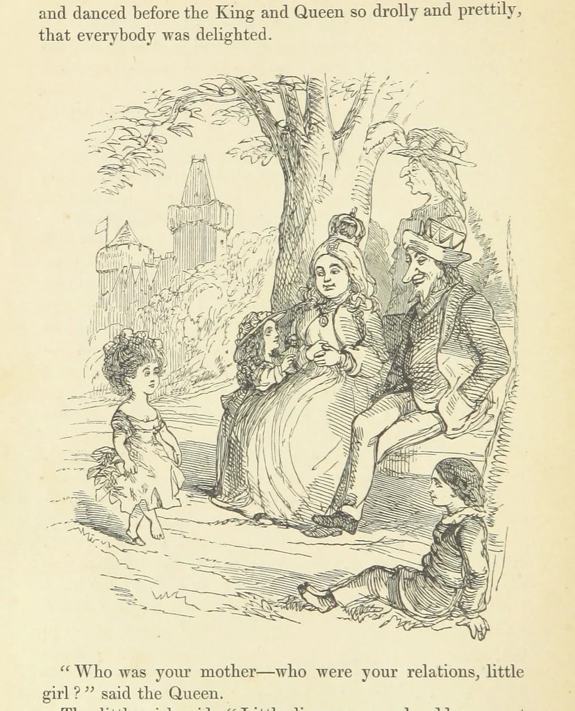 An illustration from The Rose and the Ring ... Fourth edition, 1866, leaf 36