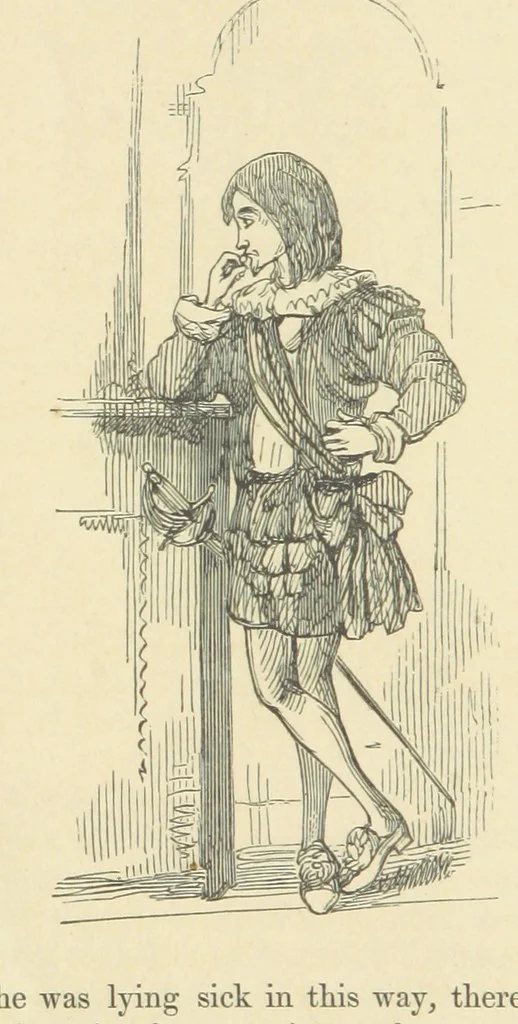 An illustration from The Rose and the Ring ... Fourth edition, 1866, leaf 46