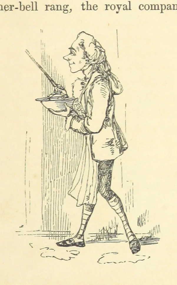 An illustration from The Rose and the Ring ... Fourth edition, 1866, leaf 61