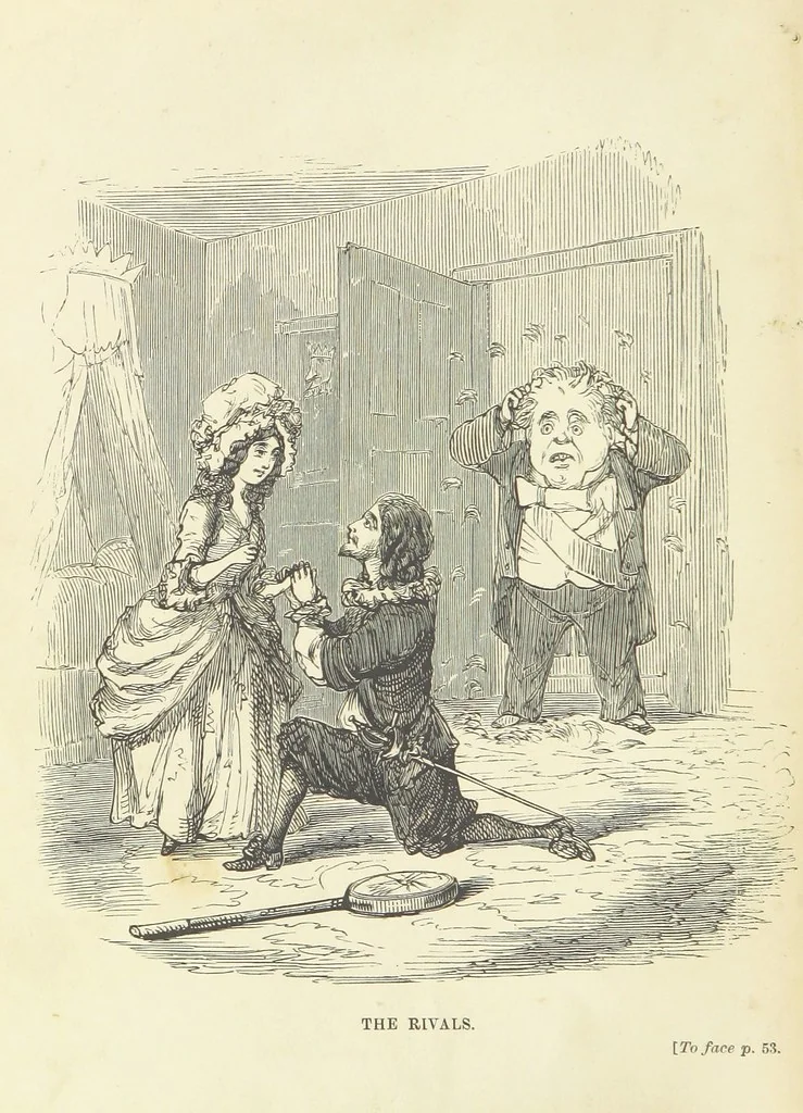 An illustration from The Rose and the Ring ... Fourth edition, 1866, leaf 70
