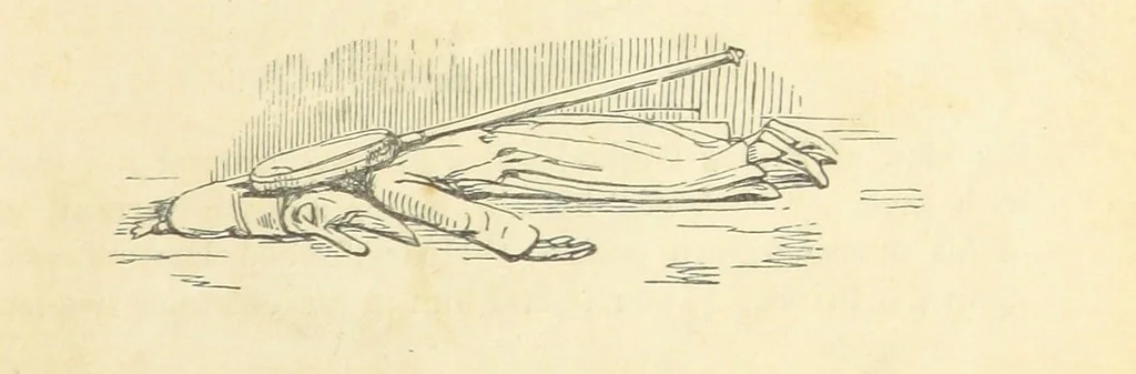 An illustration from The Rose and the Ring ... Fourth edition, 1866, leaf 73