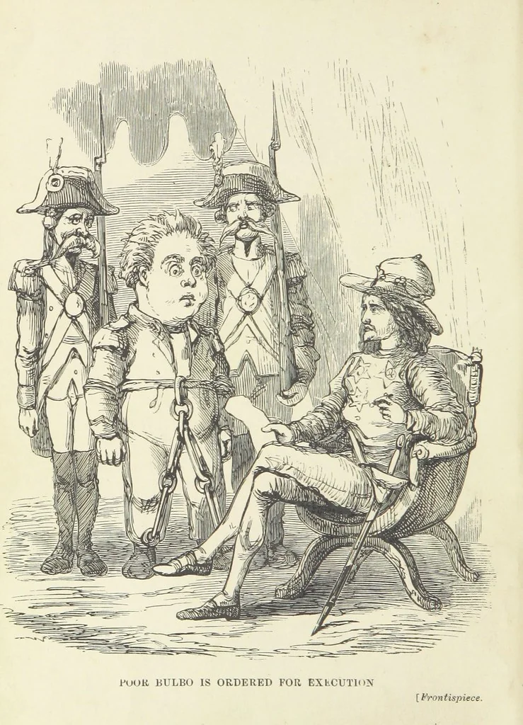 An illustration from The Rose and the Ring ... Fourth edition, 1866, leaf 8