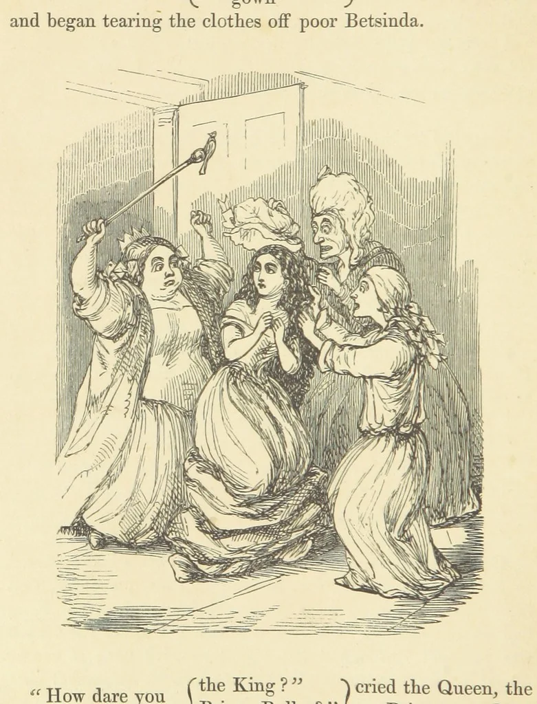 An illustration from The Rose and the Ring ... Fourth edition, 1866, leaf 82