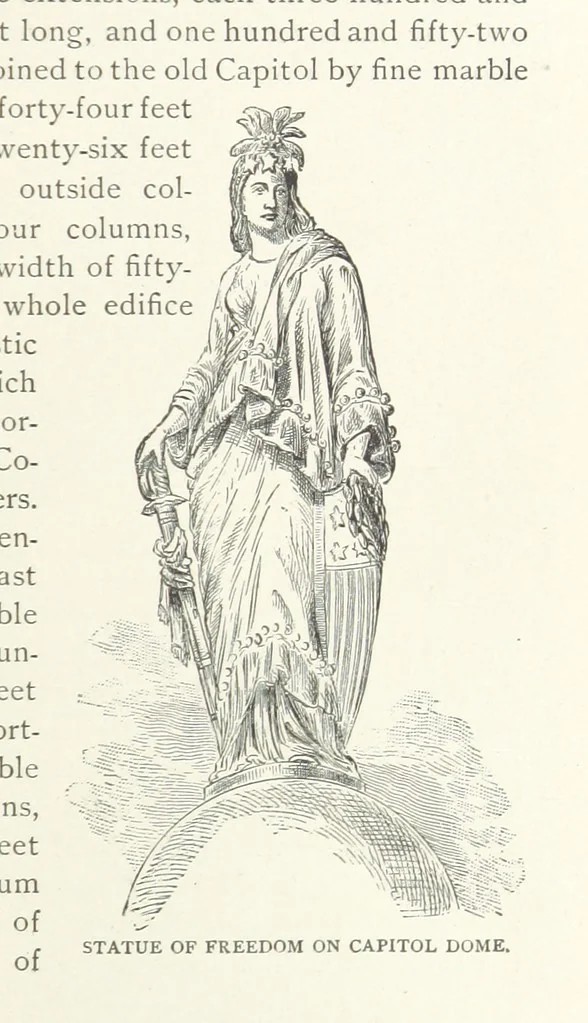 An illustration from The Story of Washington, the National Capital ... Illustrated, 1889, leaf 239