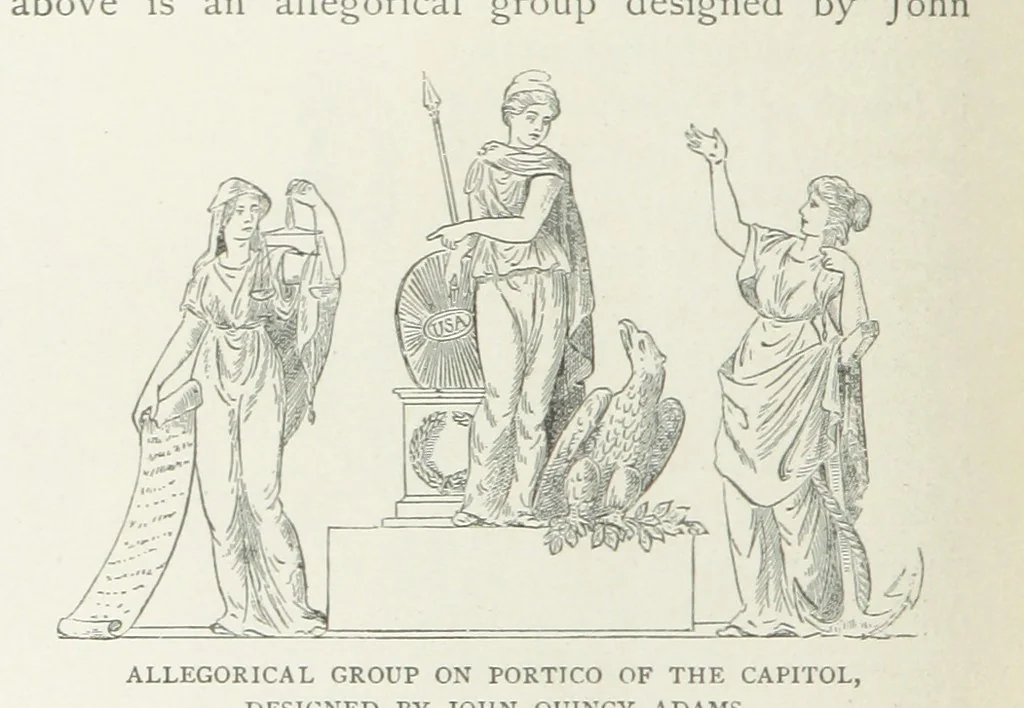 An illustration from The Story of Washington, the National Capital ... Illustrated, 1889, leaf 240