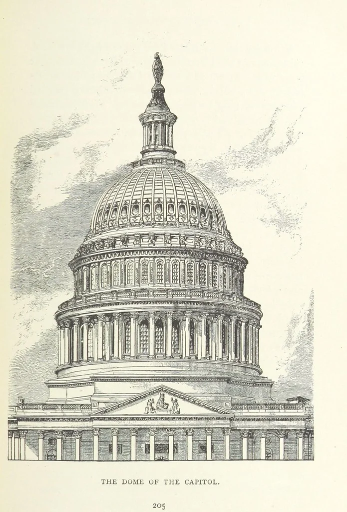 An illustration from The Story of Washington, the National Capital ... Illustrated, 1889, leaf 247