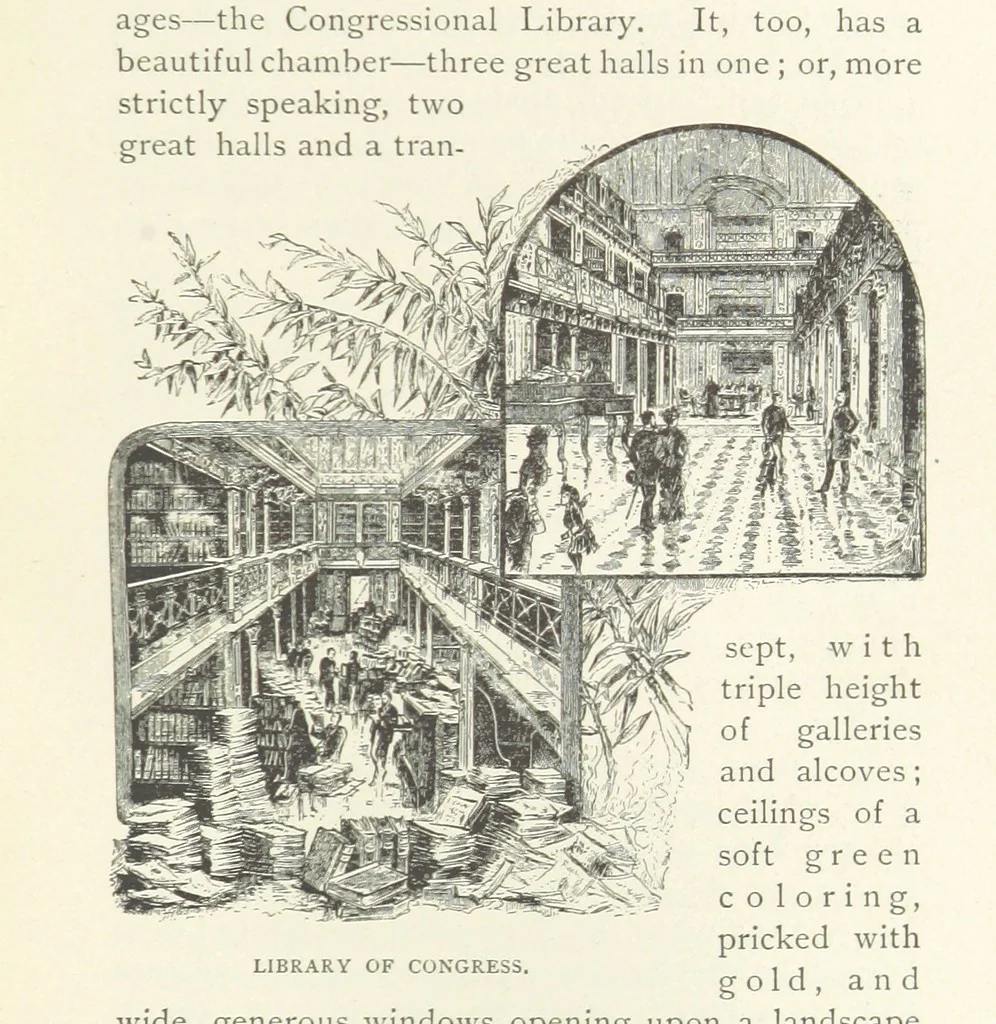 An illustration from The Story of Washington, the National Capital ... Illustrated, 1889, leaf 293