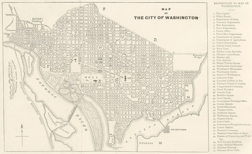 An illustration from The Story of Washington, the National Capital ... Illustrated, 1889, leaf 438
