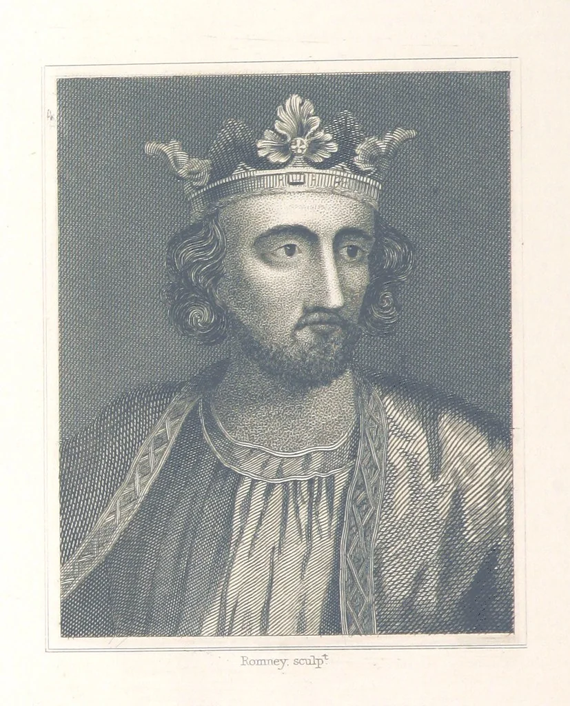 An illustration from A History of England: combining the various histories by Rapin, Henry, Hume, Smollett and Belsham: corrected by reference to Turner, Lingard, Mackintosh ... and other sources. Compiled and arranged by F. G. Tomlins. Stereotype edition, 1857, leaf 354