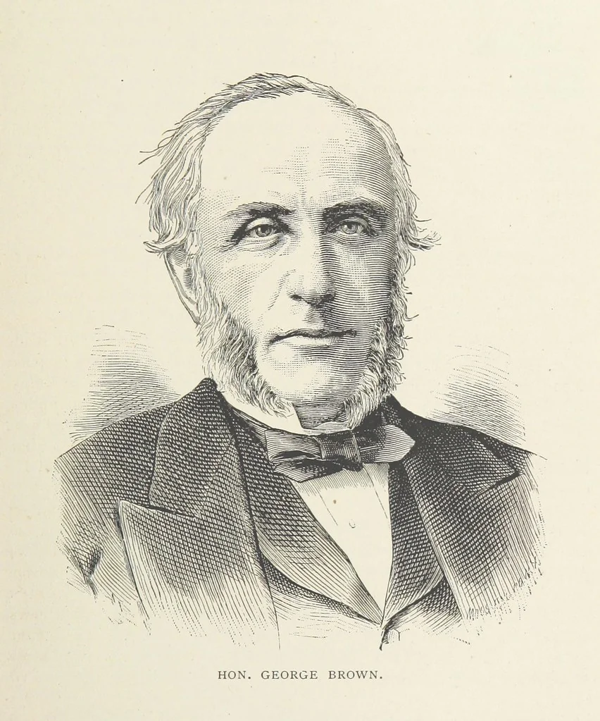 An illustration from History of Toronto and County of York, Ontario; containing an outline of the history of the Dominion of Canada ... biographical sketches, etc., etc. [By C. P. Mulvany, G. M. Adam and others.] Illustrated, 1885, leaf 169