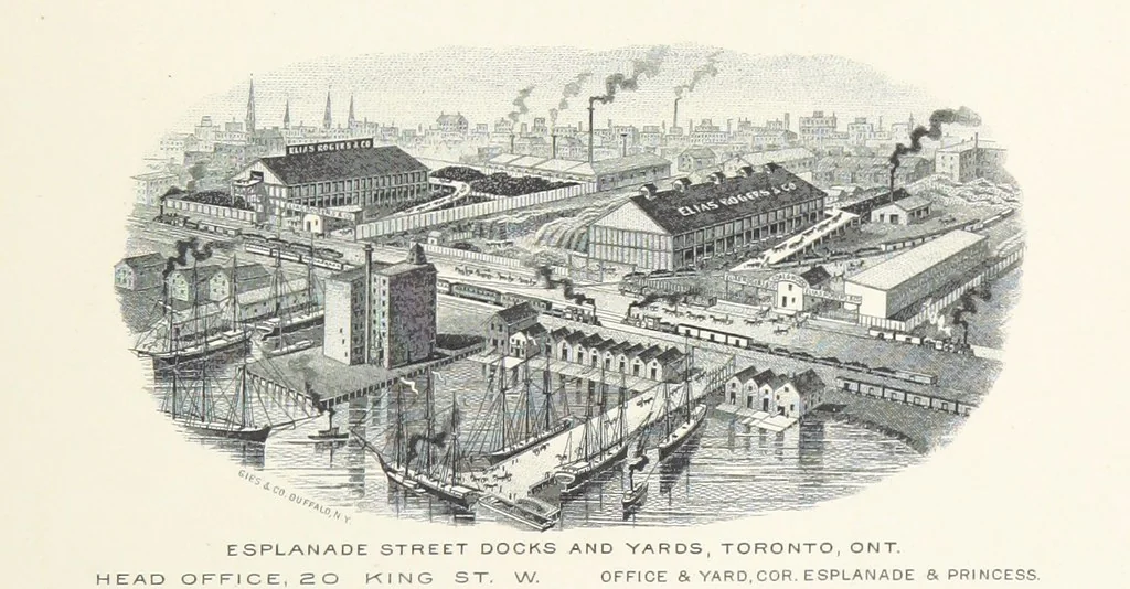 An illustration from History of Toronto and County of York, Ontario; containing an outline of the history of the Dominion of Canada ... biographical sketches, etc., etc. [By C. P. Mulvany, G. M. Adam and others.] Illustrated, 1885, leaf 703
