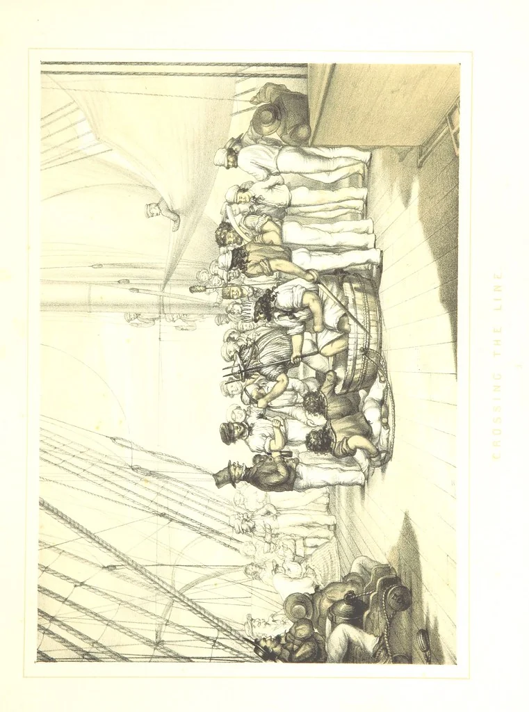 An illustration from To India and back by the Cape. By a Traveller. With numerous drawings on wood and stone by J. C. Anderson, from sketches by the author and others, 1895, leaf 25