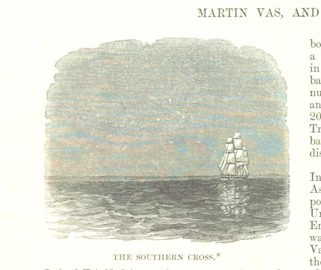 An illustration from To India and back by the Cape. By a Traveller. With numerous drawings on wood and stone by J. C. Anderson, from sketches by the author and others, 1895, leaf 28