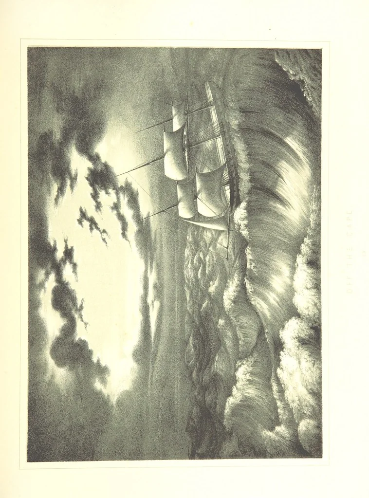 An illustration from To India and back by the Cape. By a Traveller. With numerous drawings on wood and stone by J. C. Anderson, from sketches by the author and others, 1895, leaf 79